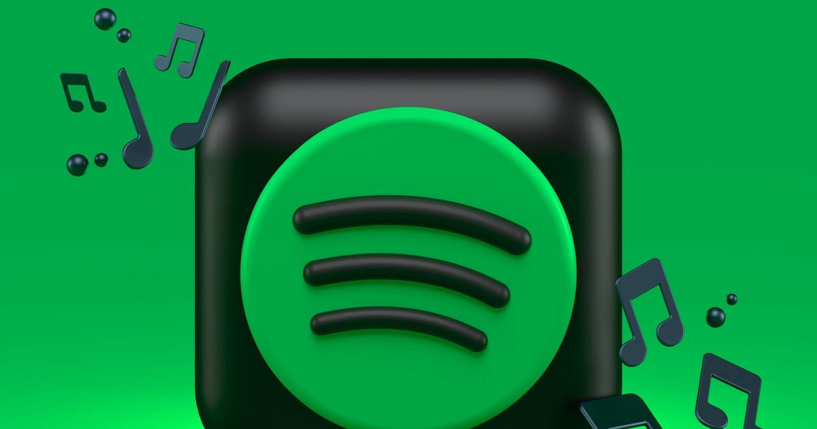Иконка концепта 3D Spotify