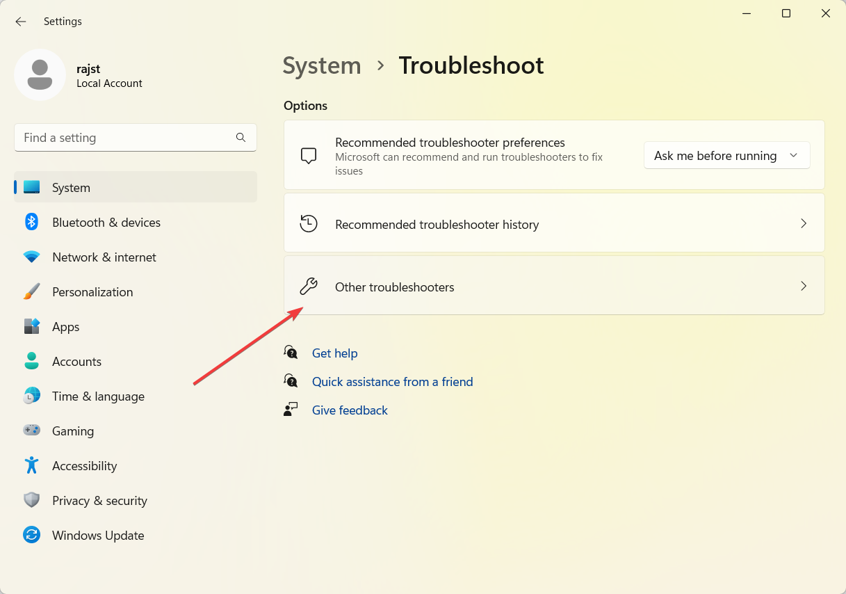 Список прочих средств устранения неполадок
