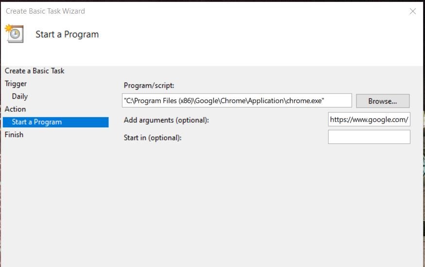 Поле Add arguments