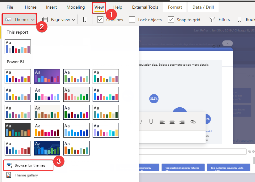 Диалог выбора файла темы