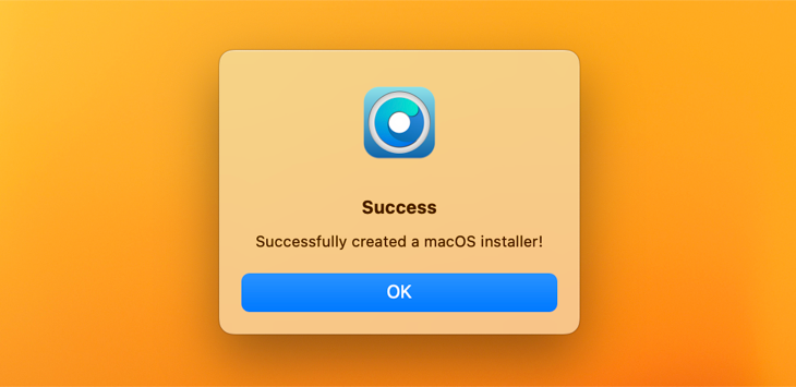 OpenCore Legacy Patcher успешно создал загрузочный диск