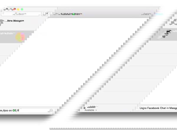 Окно переписки с другом внутри приложения «Сообщения»