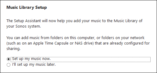 Добавление локальной музыкальной библиотеки в Sonos