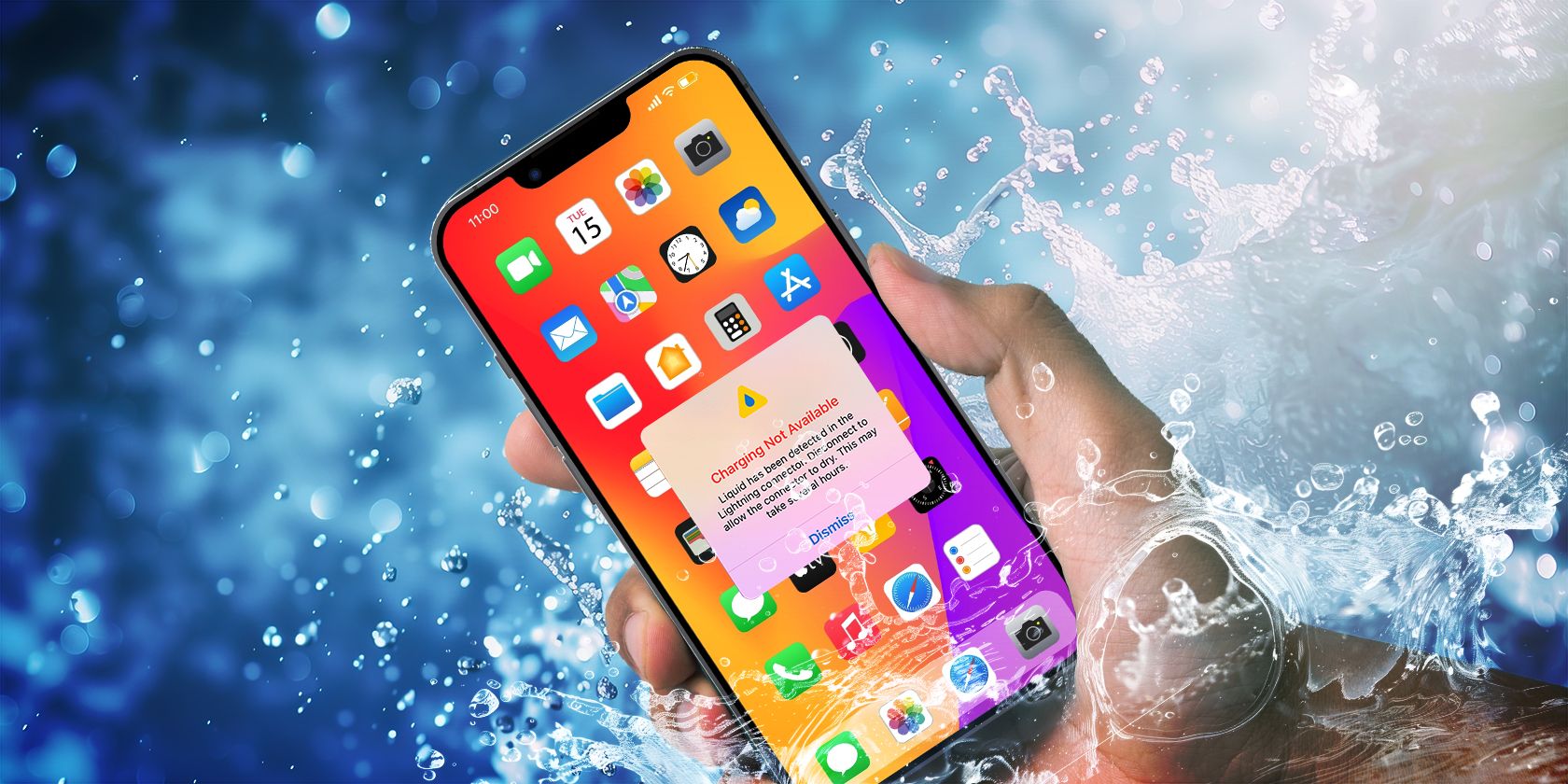 Удаление ошибки «Обнаружена жидкость» на iPhone