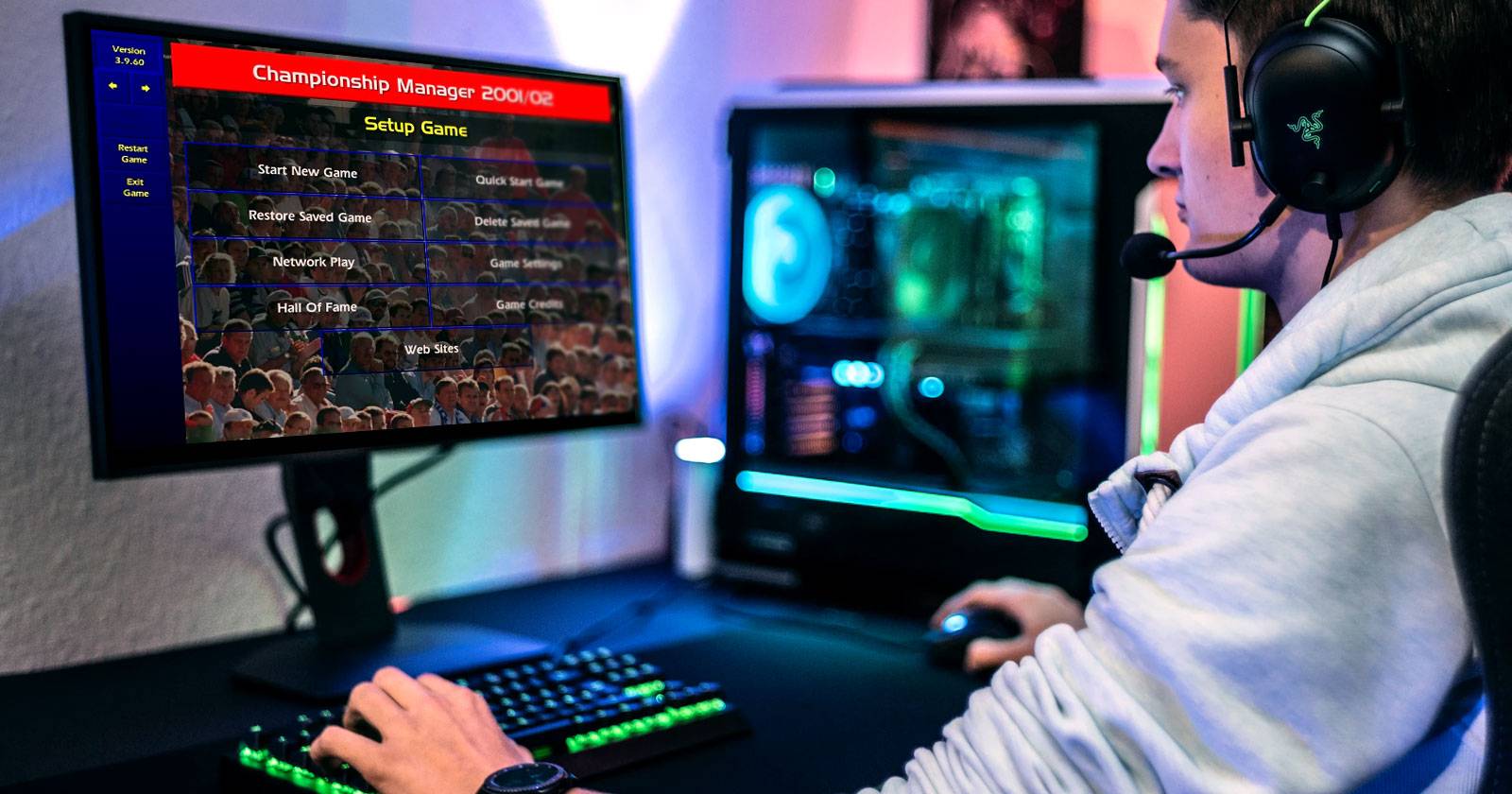 Скриншот Championship Manager 01/02 на экране ПК