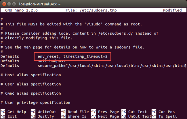 Изменённая строка env_reset с timestamp_timeout