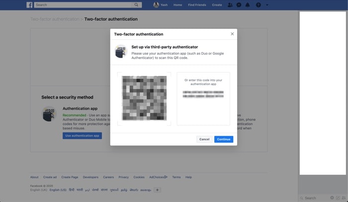 Сканирование QR‑кода с экрана компьютера с помощью мобильного приложения