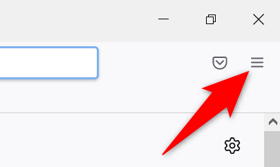 Нажмите на три горизонтальные линии в правом верхнем углу Firefox.