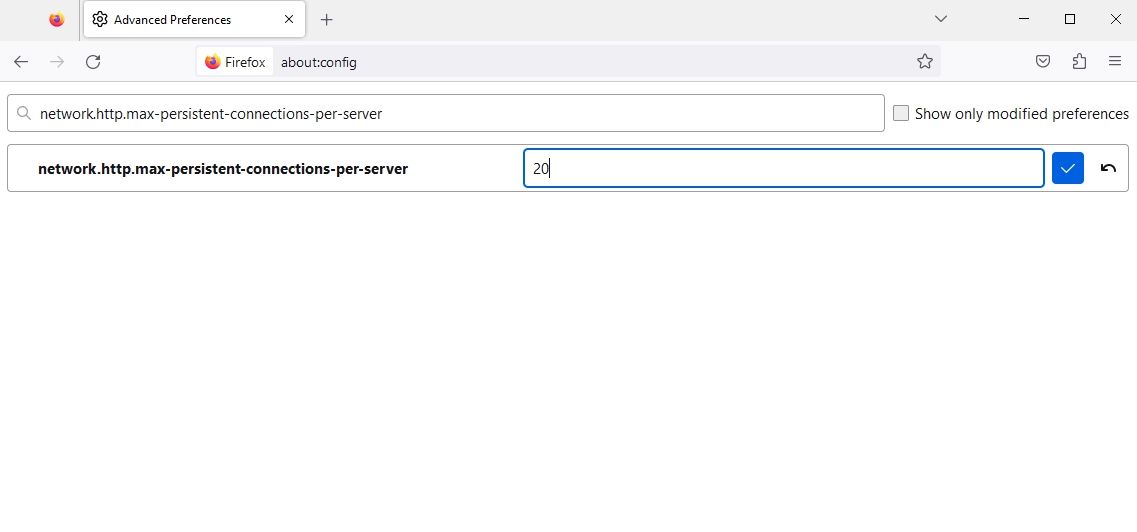 Увеличение числа параллельных загрузок в Firefox