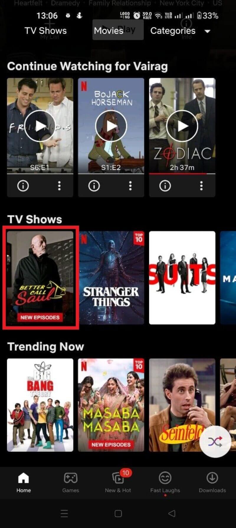 lista di download in corso su Android