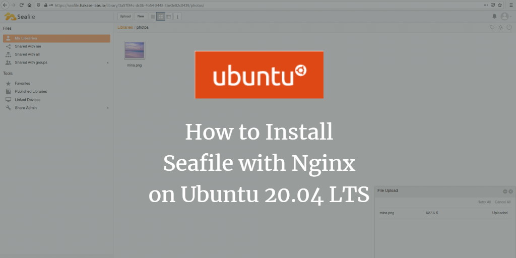 Seafile на Ubuntu 20.04 с Nginx и MariaDB