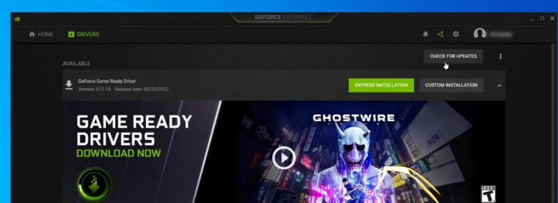 GeForce Experience: проверка драйверов