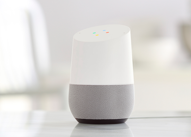 Верхняя панель и индикаторы Google Home