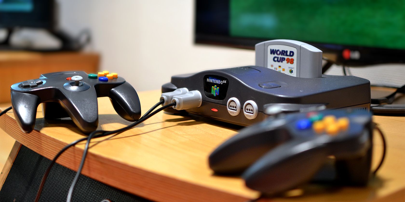 Экспонат Nintendo 64 в музее