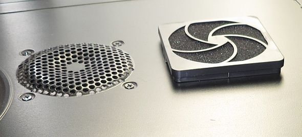 Винтовой фильтр установлен на вентильный вырез