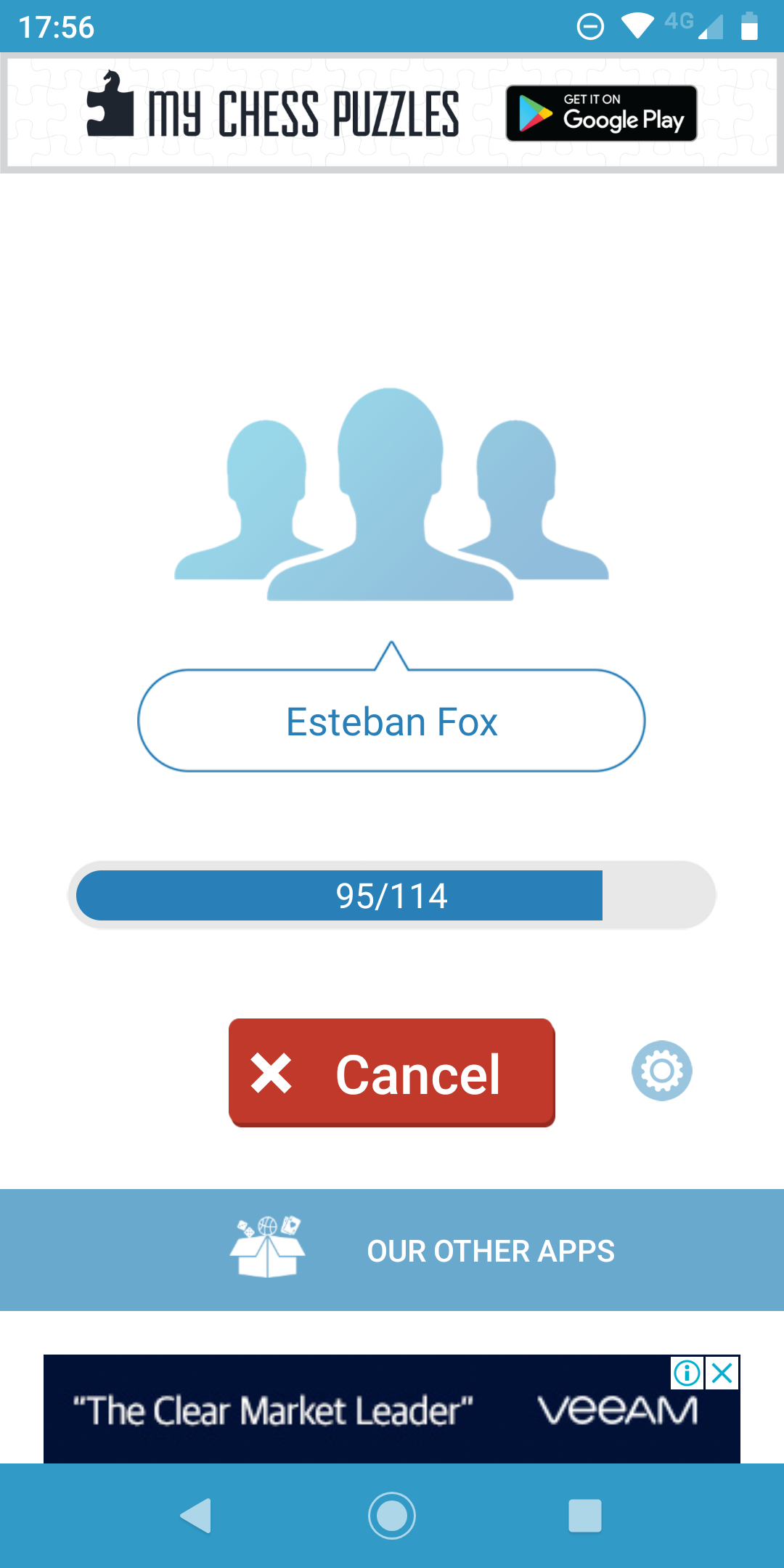 my contacts backup backup in progress