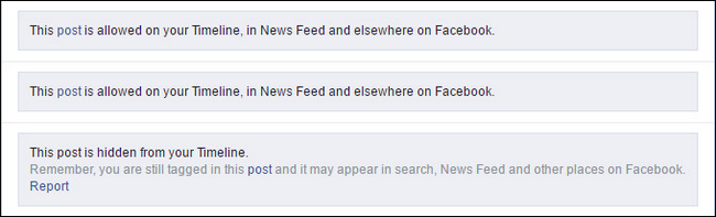 Иллюстрация: предварительный вид записи на вашей хронике после действия