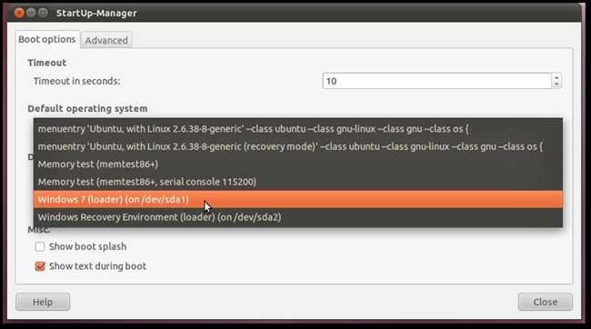 Настройки по умолчанию