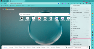 Откройте настройки браузера