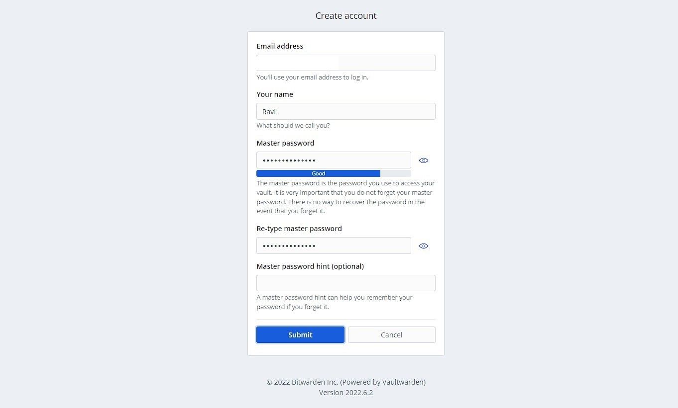 Создание учётных записей и включение регистраций