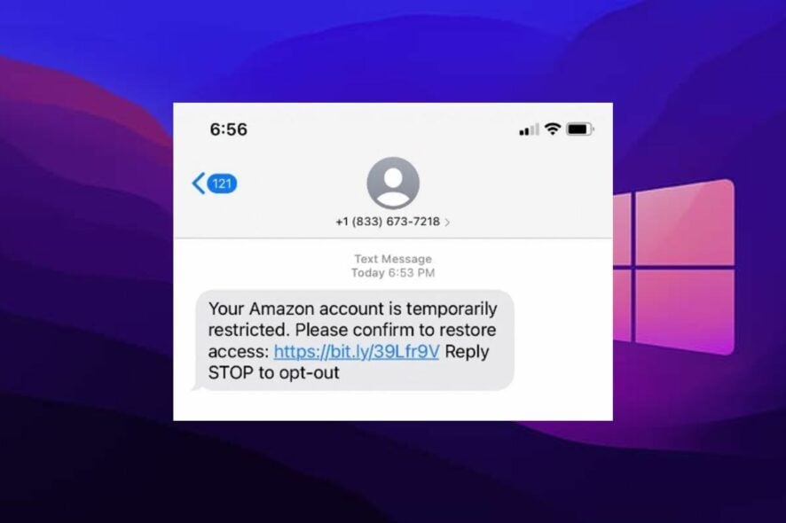 Как распознать и защититься от SMS-скама Amazon