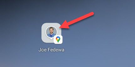 Пример отображения местоположения в Google Maps после запуска ярлыка.