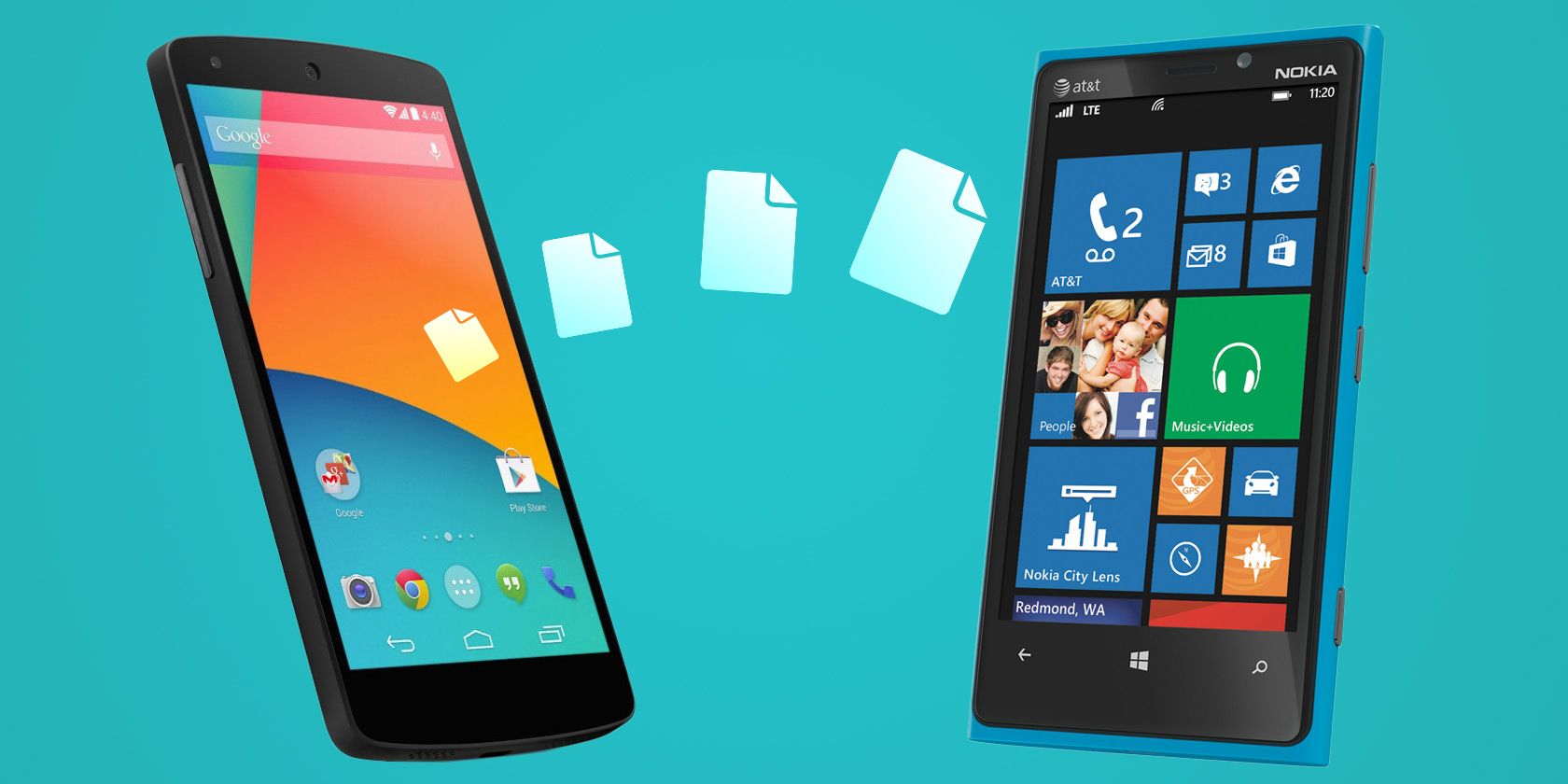 Перенос данных с Android на Windows Phone
