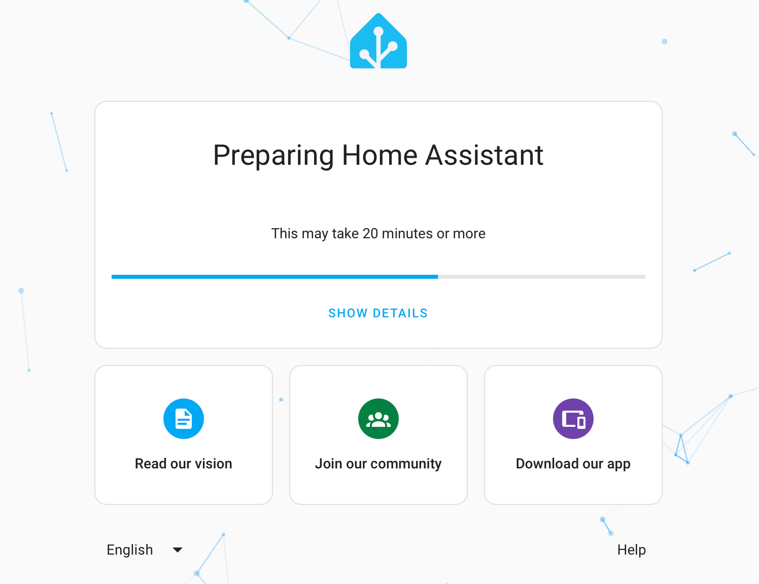 Home Assistant готовится.