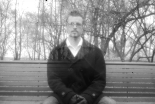 Длинная выдержка и «призрак» от двигающегося человека