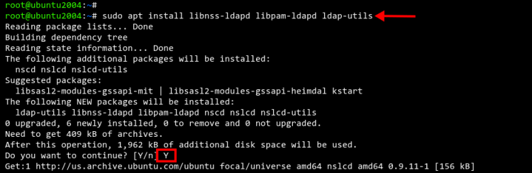 Установка libnss-ldapd и libpam-ldapd