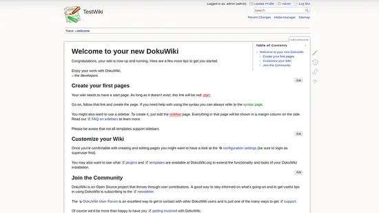 Добро пожаловать в DokuWiki