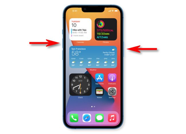 Как выключить iPhone 13