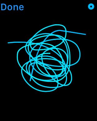 Кнопка Готово и экран отправки Digital Touch