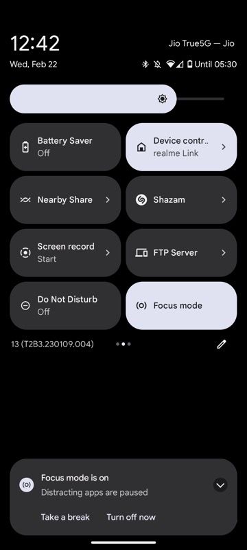 running Focus Mode on Pixel
