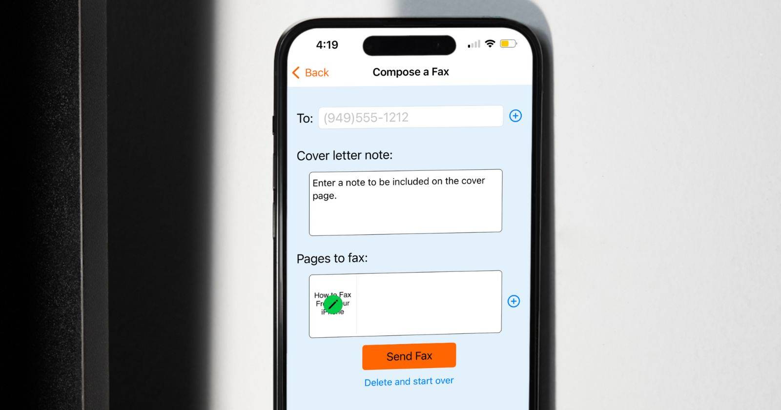 Как отправить факс с iPhone бесплатно и платно