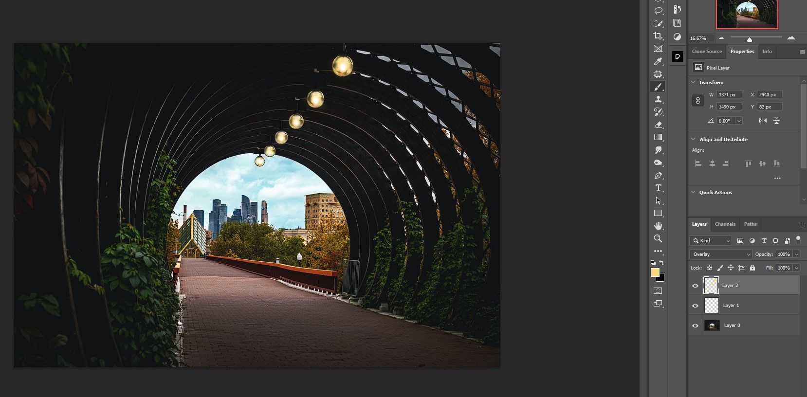 Шаг 11: закрашиваем лампы оранжевым