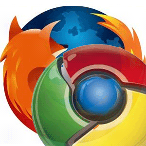 Иллюстрация: переключение вкладок между браузерами Firefox и Chrome