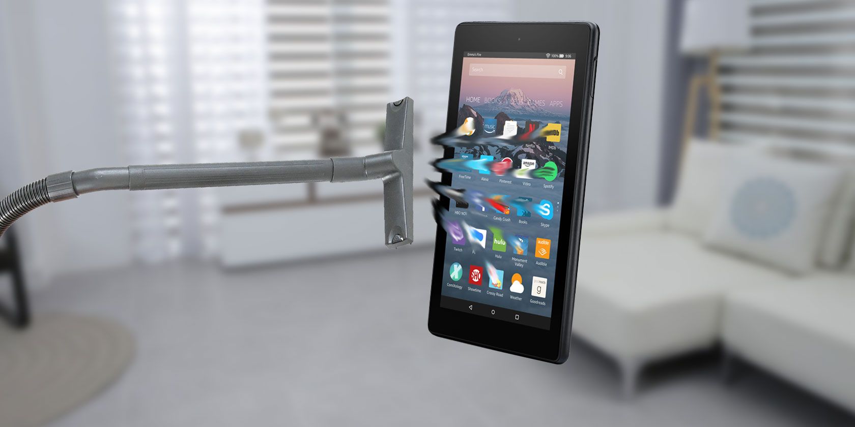 Освободить место на планшете Amazon Fire
