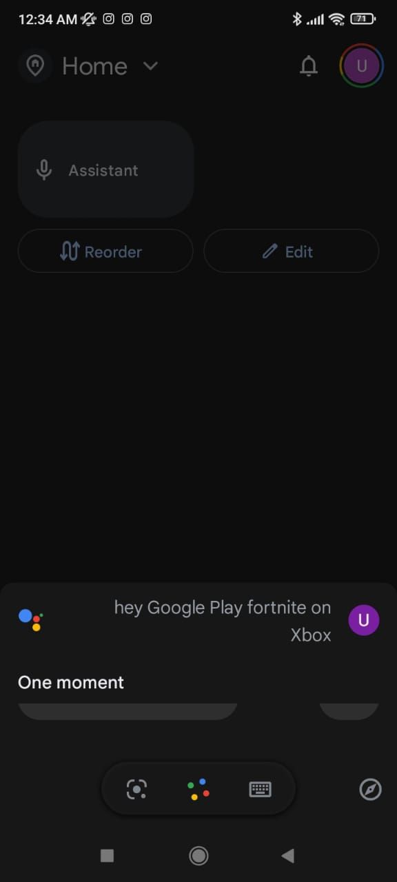 Google Home voice assistant