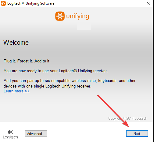 Unifying обнаружение устройства