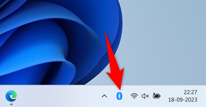 Закреплённые значки в системном трее.