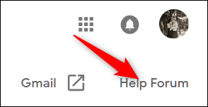 Главная страница форума помощи Gmail со ссылками на разделы