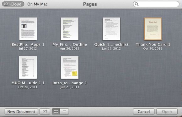 Фото: Pages на iPad с документами, синхронизированными через iCloud