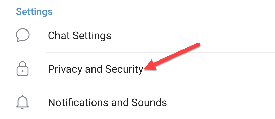 Опция Номер телефона в настройках конфиденциальности Telegram на Android