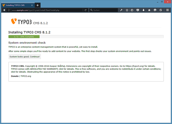 Установка TYPO3 8.1 на Ubuntu 16.04 с Nginx