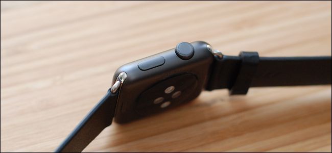 Нержавеющий адаптер установлен в Apple Watch корпуса Space Gray — пример подгонки цвета