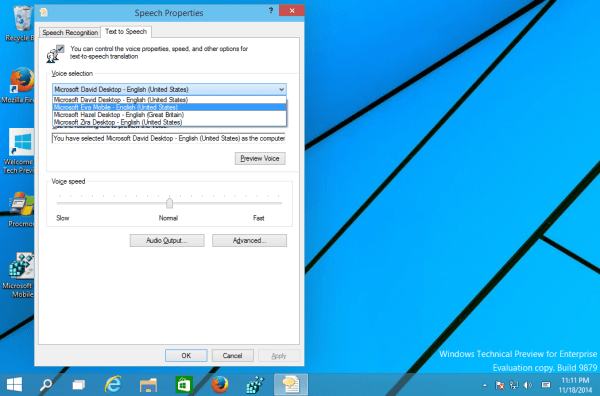 Прослушивание голоса Eva
