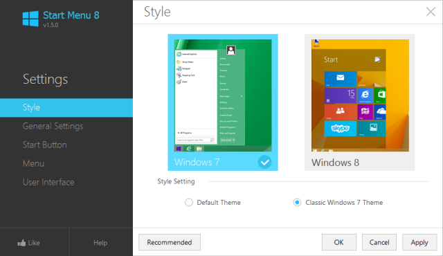 Start Menu 8