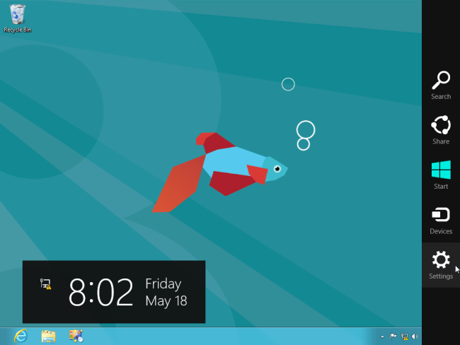 Чары Windows 8: обзор и руководство