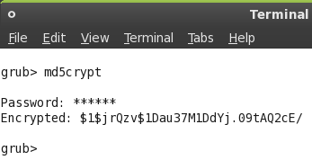 Защита GRUB паролем — блокировка записей